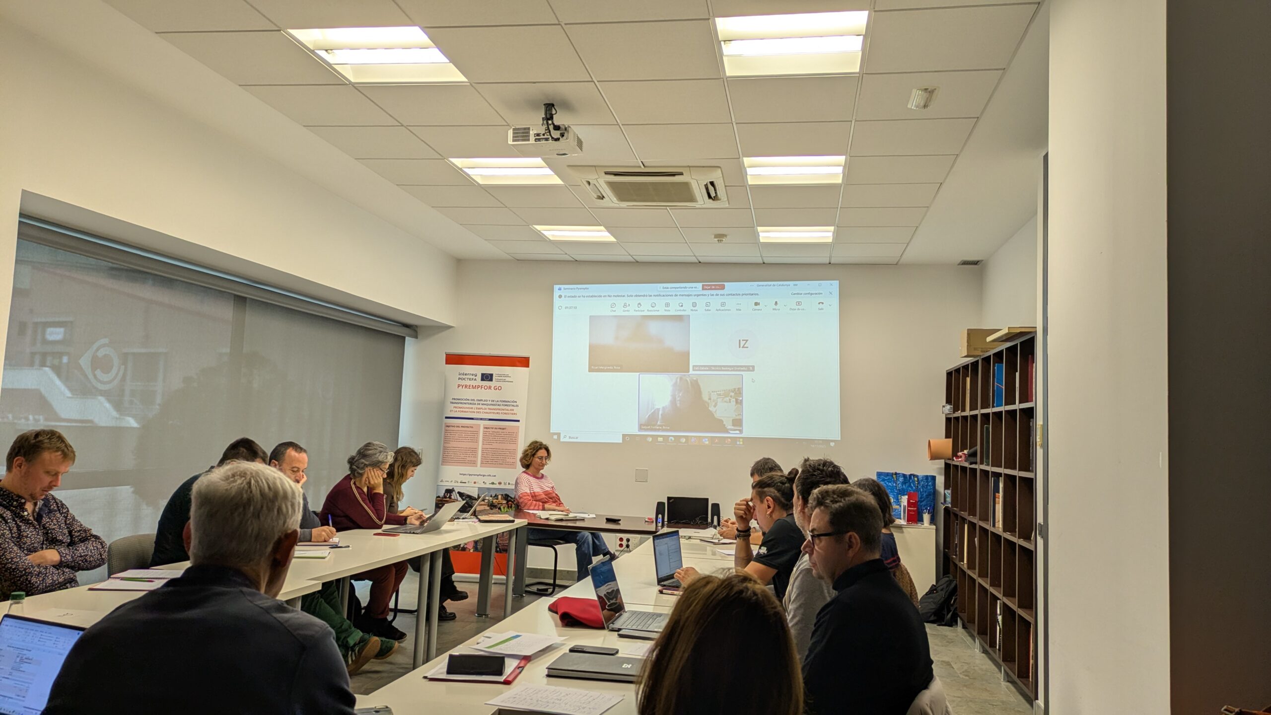 La cooperación para el acceso a la ocupación forestal y la intermediación laboral transfronteriza protagonizan la reunión y el seminario del proyecto Pyrempfor GO