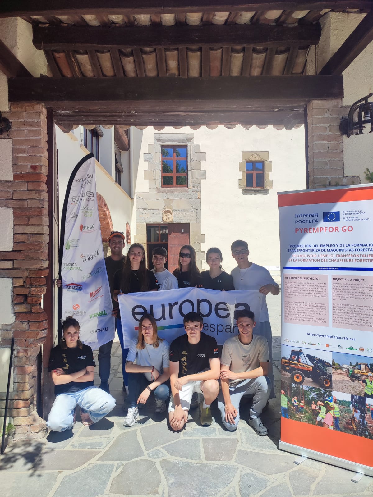 Colaboramos con el Campeonato Europeo de Estudiantes en Habilidades Forestales (European Student Championship in Forestry Skills)